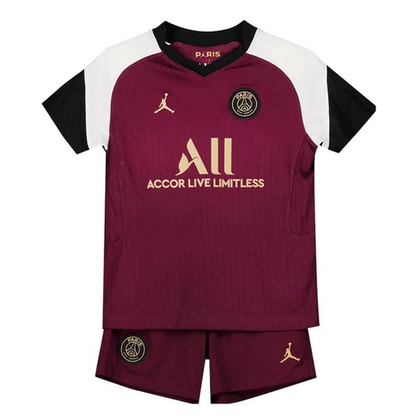 Camiseta Paris Saint Germain Tercera equipo Niño 2020-21 Borgona